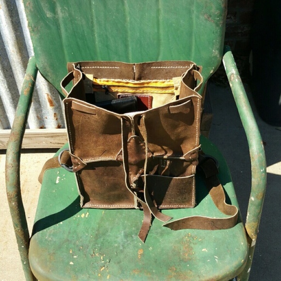 Waltzing Matilda Free People Leather Backpack - Picture 4 of 4